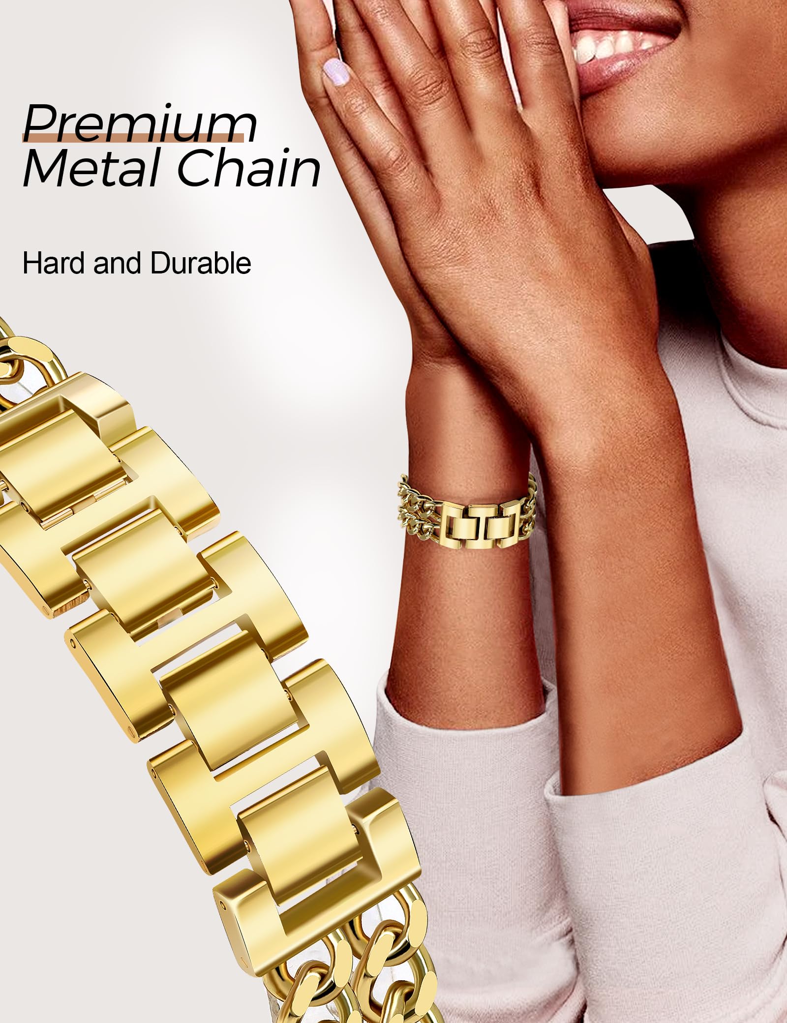 Foto 3 pulgar | Correa de Reloj Jr.dm Gold para Mujer- Venta Internacional