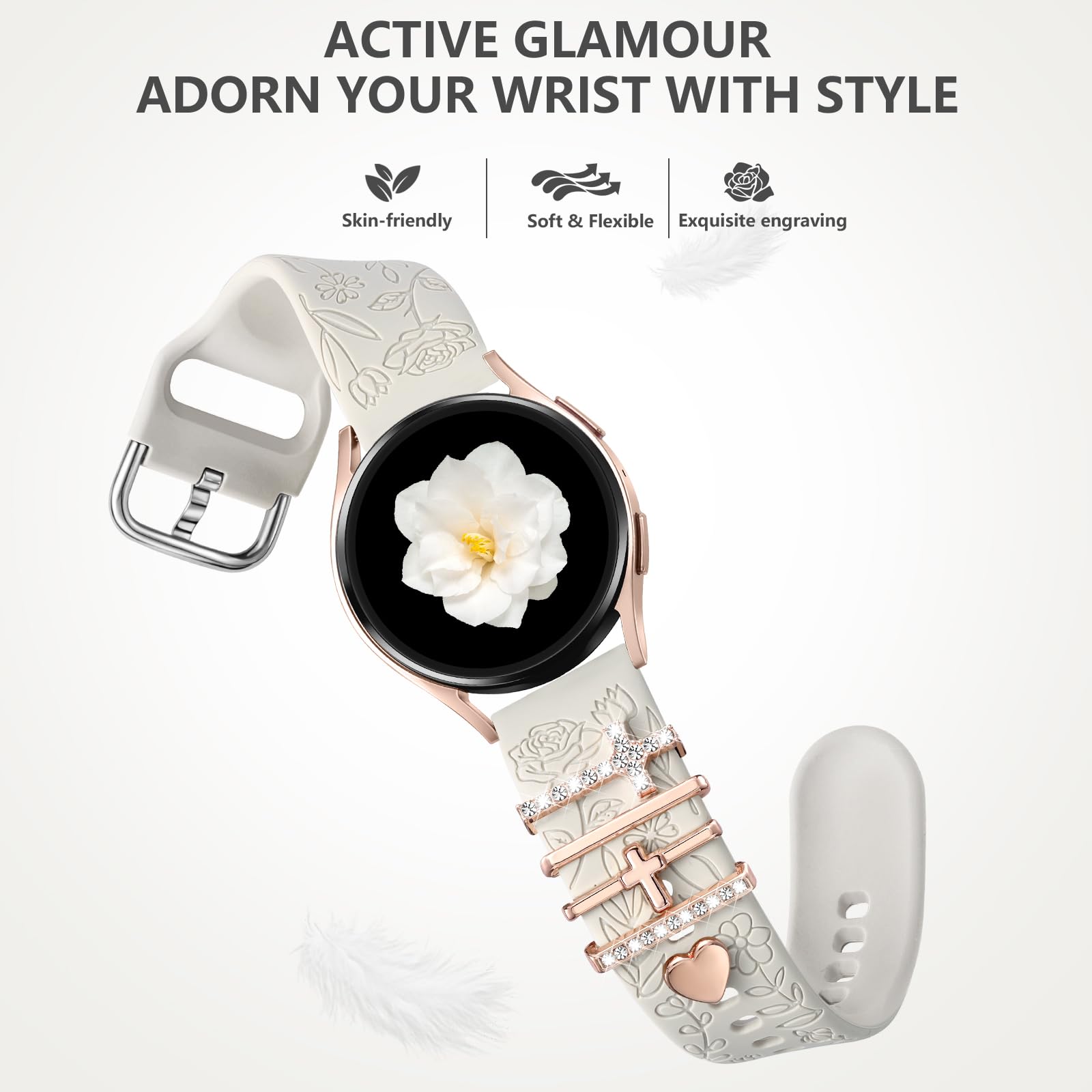 Foto 4 pulgar | Correa DaQin Blanca para Samsung Galaxy - Venta Internacional