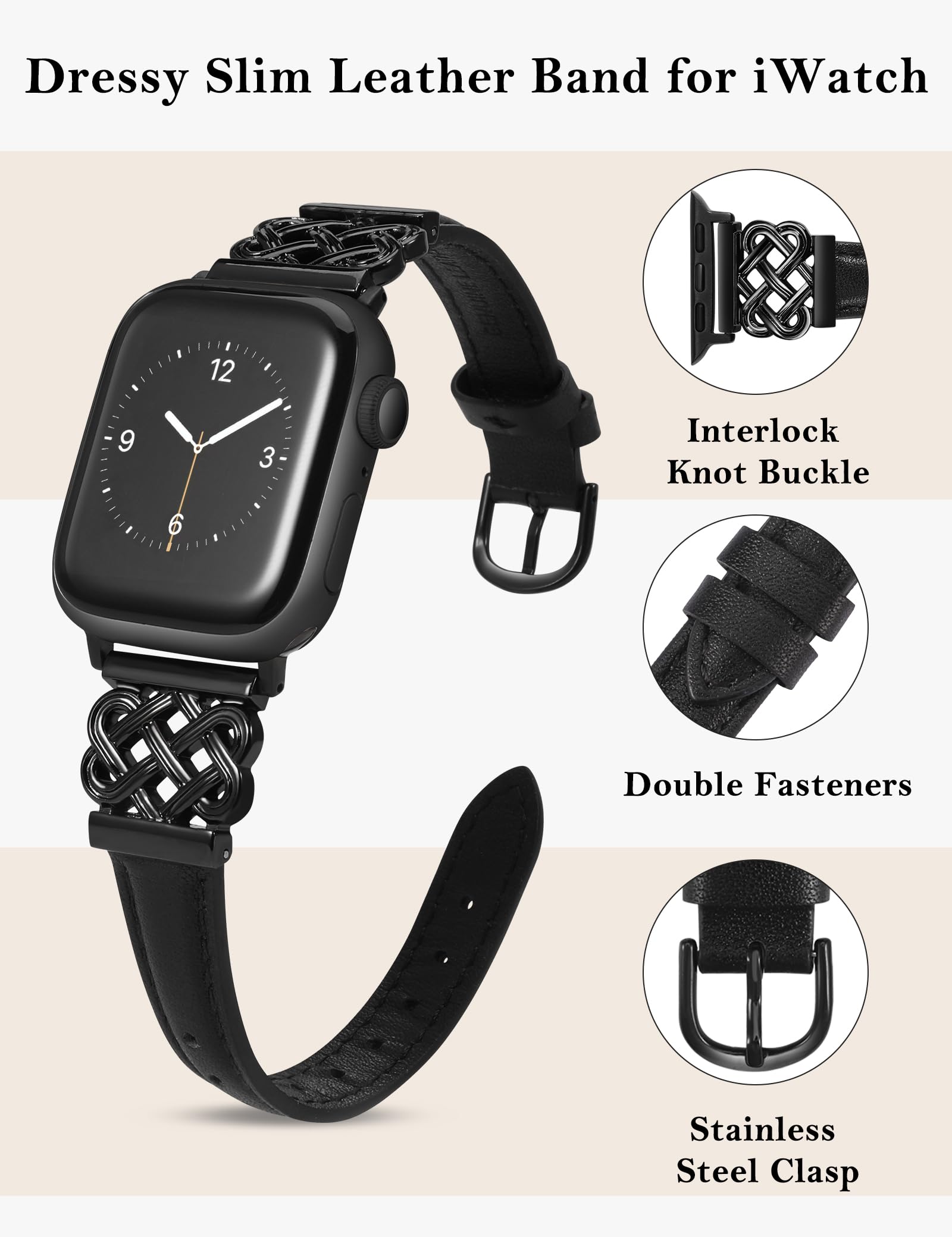 Foto 4 pulgar | Correa Toyouths para Apple Watch de 42 mm-Venta Internacional