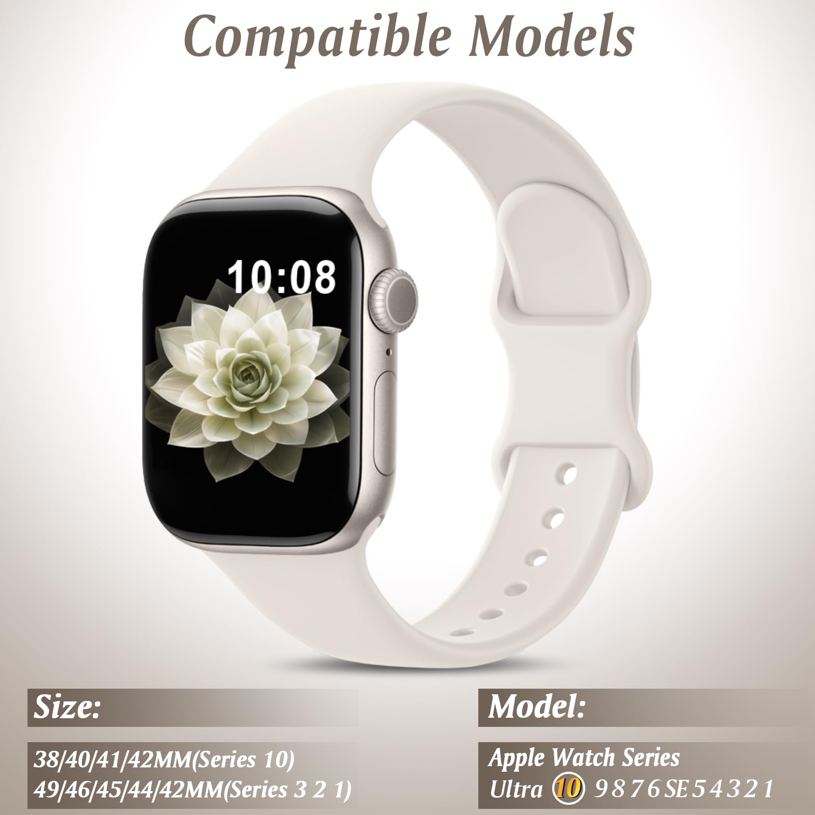 Foto 5 pulgar | Correa Deportiva Compatible con Apple Watch Eomtam 10 Piezas- Venta Internacional