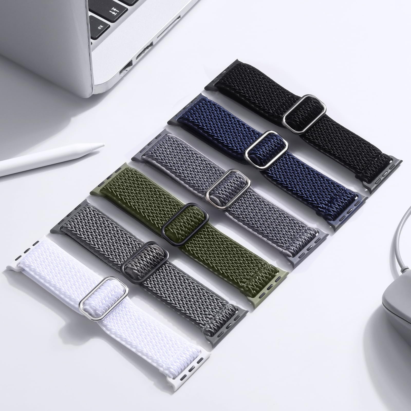 Foto 7 | Correa Lerobo Nailon6 Unidades para Apple Watch 6 Piezas - Venta Internacional