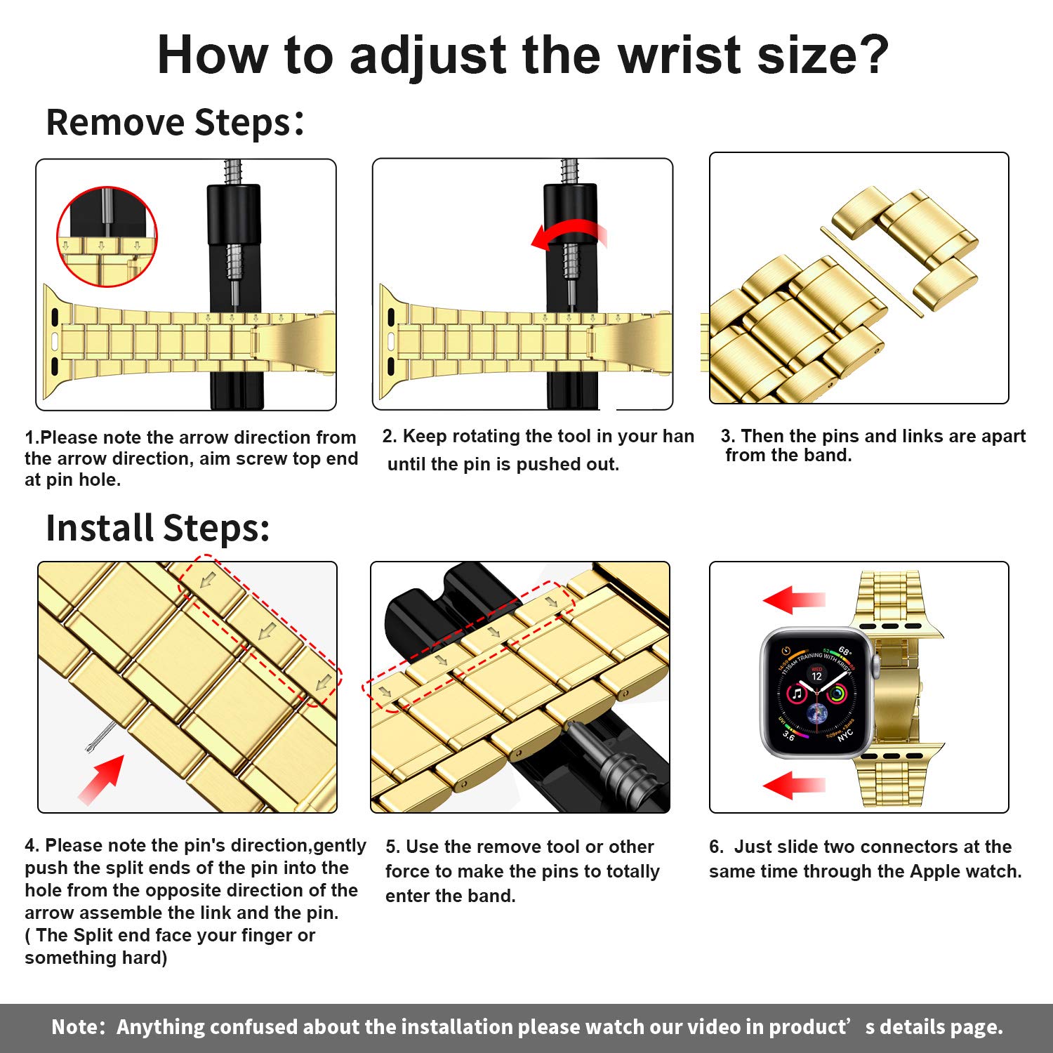 Foto 7 pulgar | Correa Miohhr para Apple Watch de 46 mm-Venta Internacional