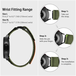 Foto 4 | Correa Ultimal para Samsung Galaxy Watch de 20 mm-Venta Internacional
