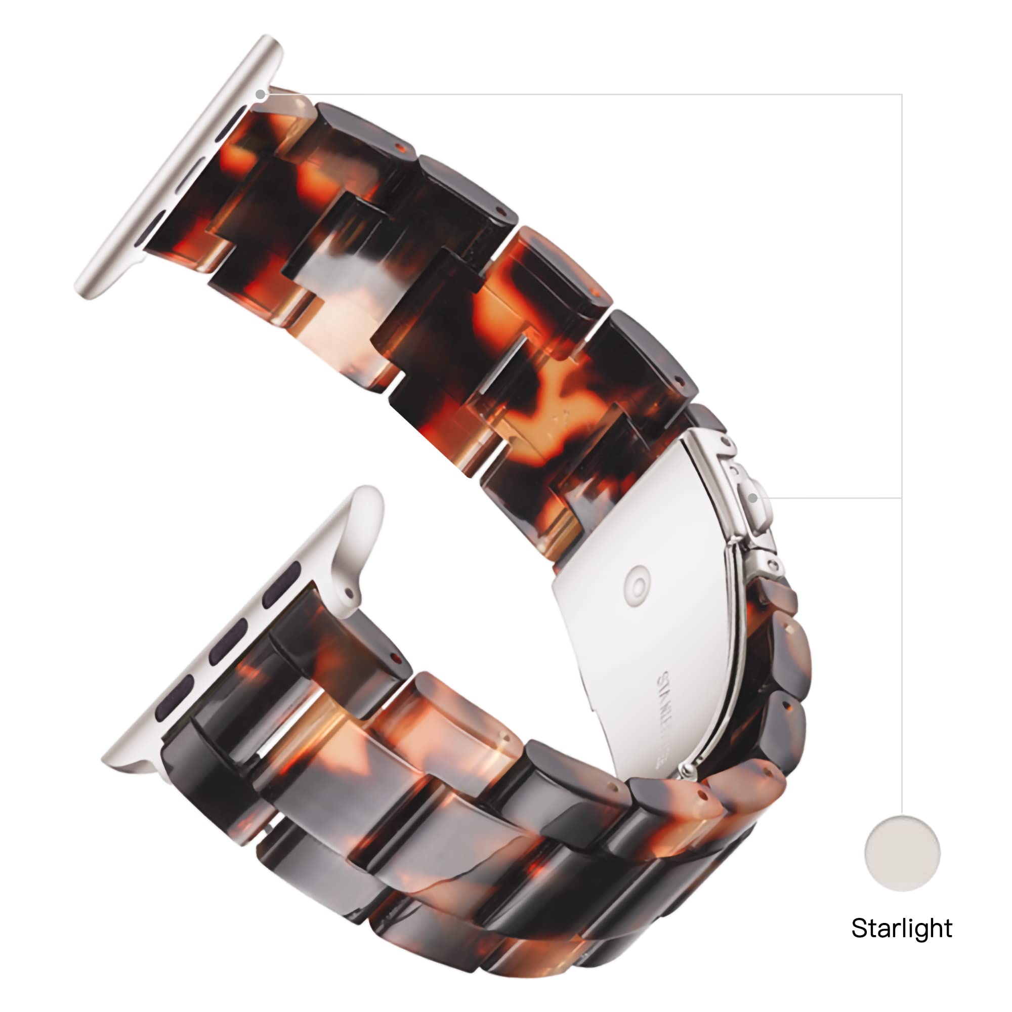 Foto 5 pulgar | Correa Light House Fashion para Apple Watch Series 10-1 - Venta Internacional