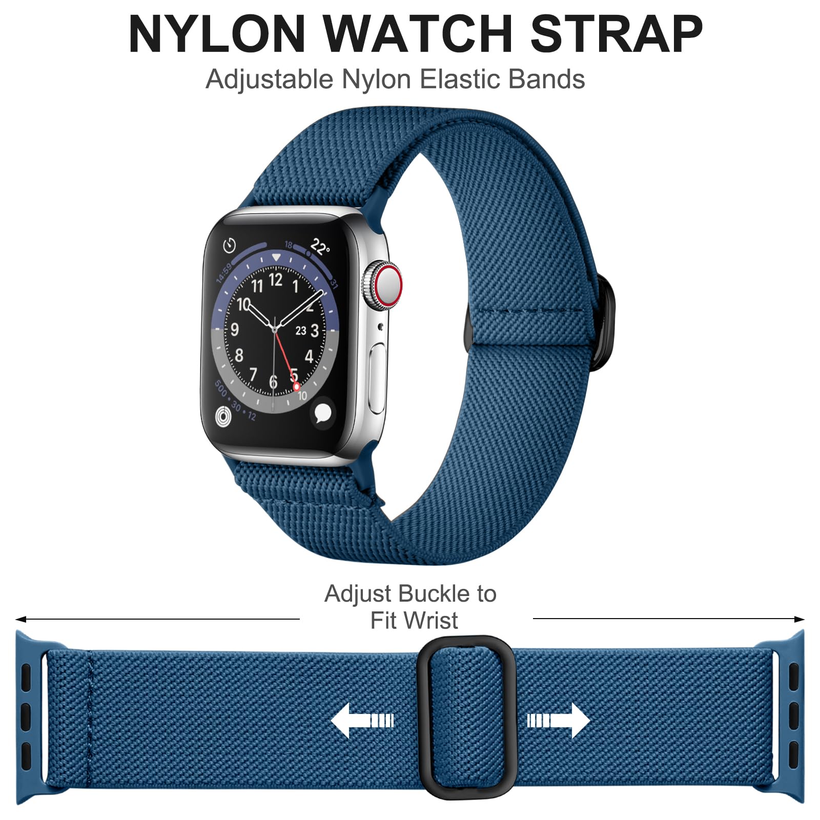 Foto 3 pulgar | Correa Adorve Multicolor para Apple Watch 49/46/45/44/42/38/40/41 mm - Venta Internacional