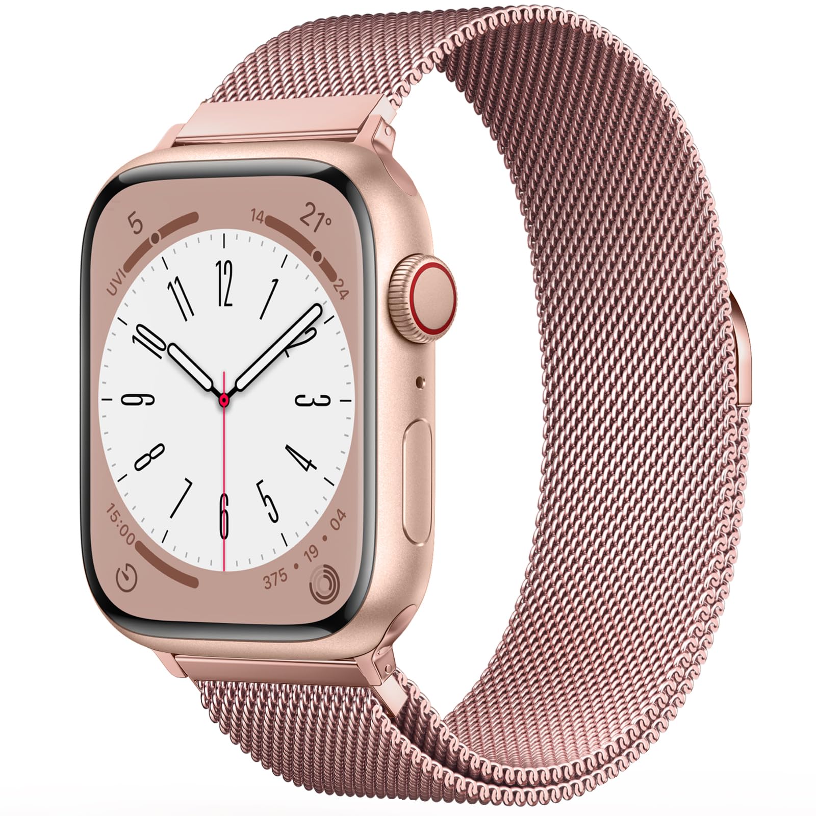 Foto 1 | Correa De Reloj Brg De Acero Inoxidable Con Asa Para Apple De 38 A 49 Mm - Venta Internacional.