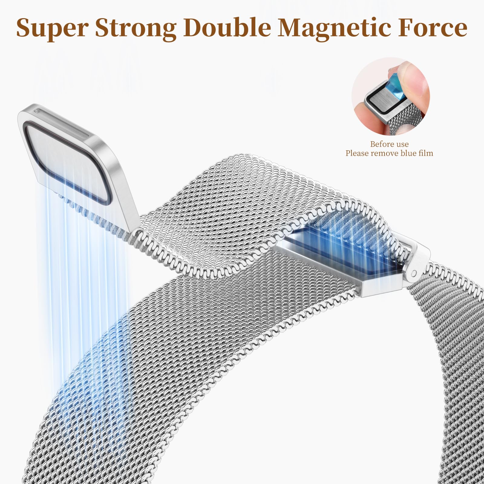 Foto 4 pulgar | Correa Geak Metal Milanese Loop para Galaxy Watch - Venta Internacional
