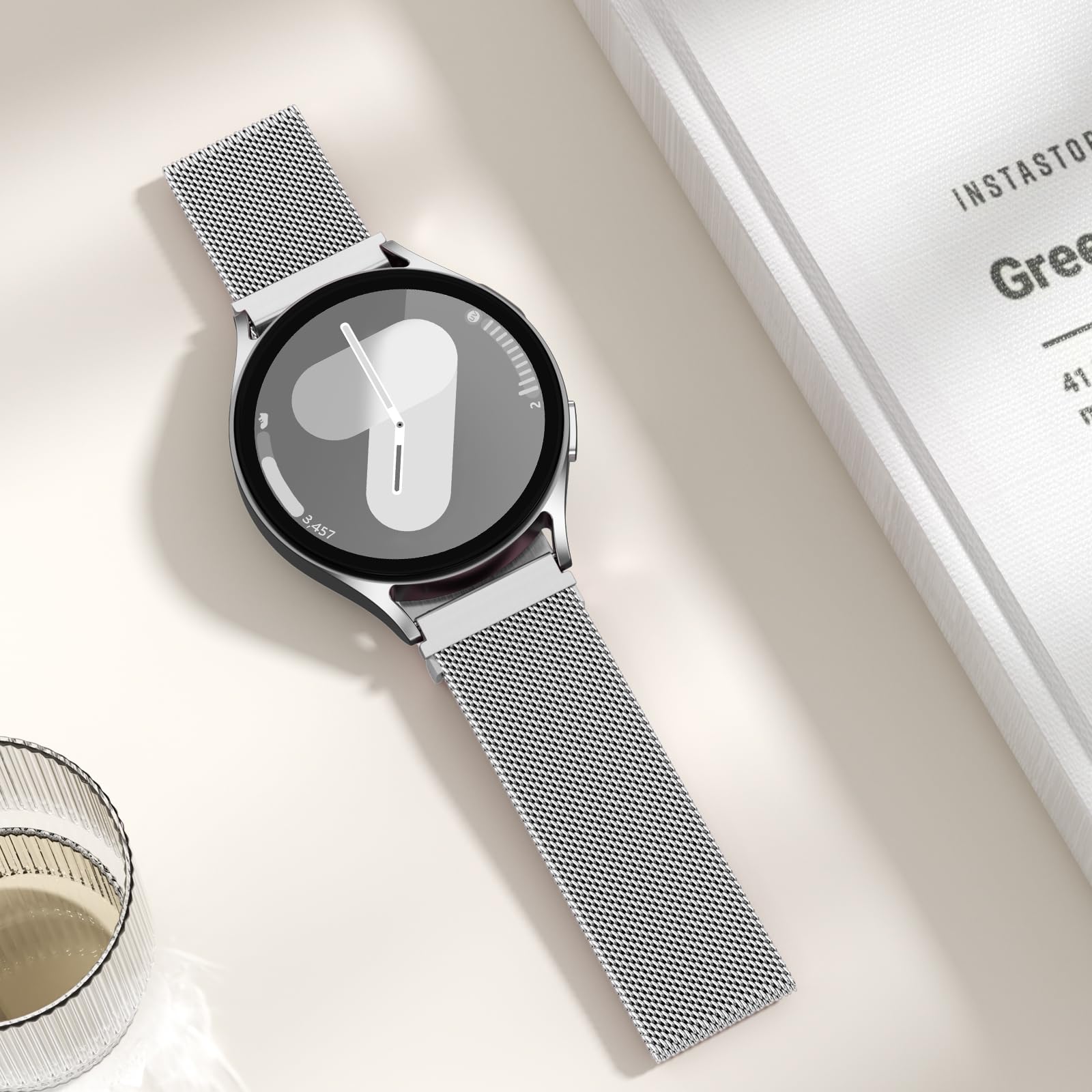 Foto 7 pulgar | Correa Geak Metal Milanese Loop para Galaxy Watch - Venta Internacional