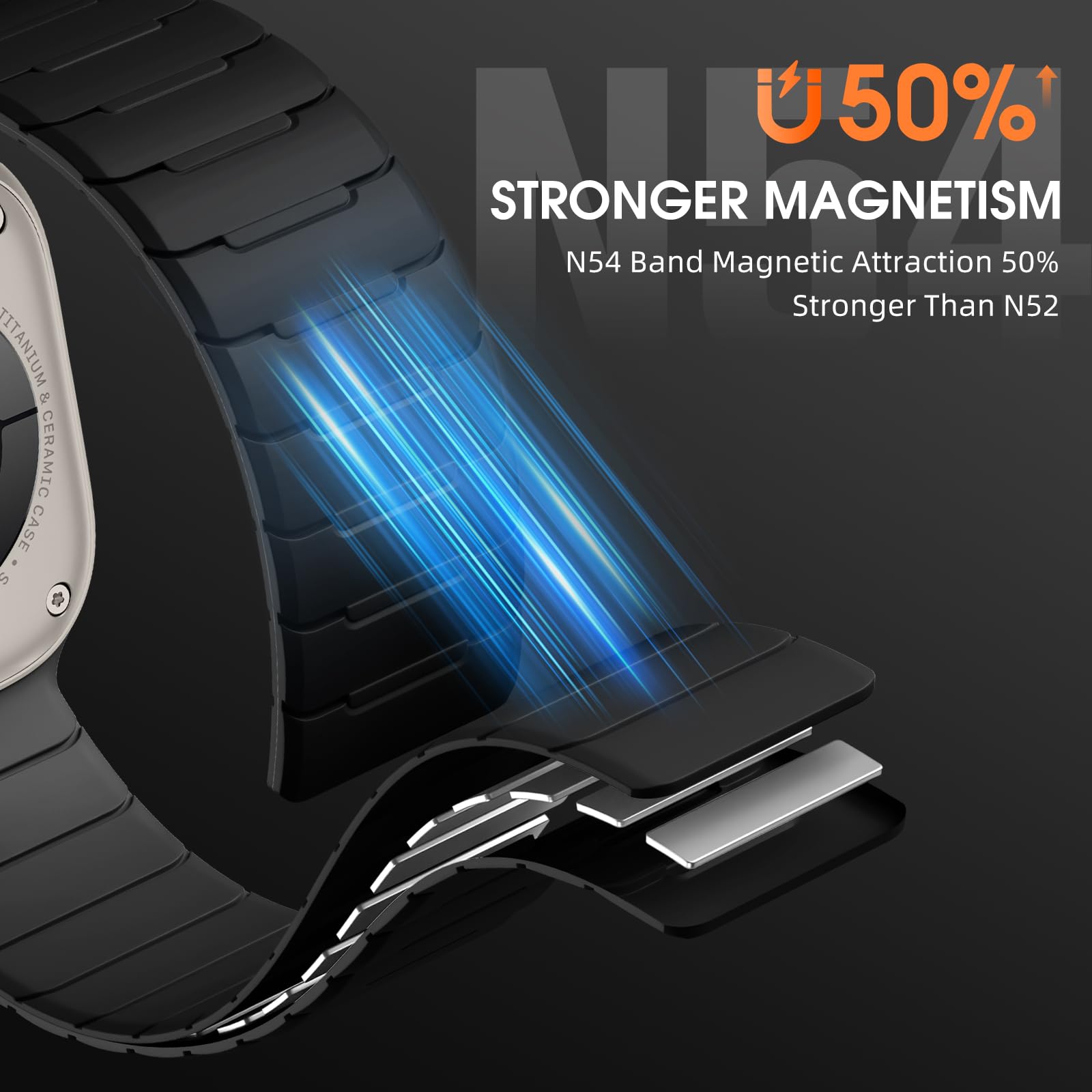 Foto 3 pulgar | Correa De Reloj Easuny Sport Magnetic Compatible Con Apple Ultra 2 - Venta Internacional.