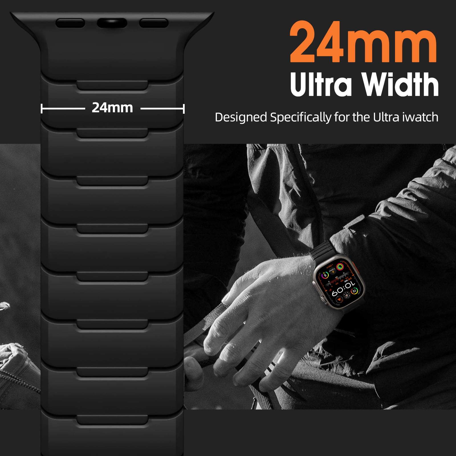 Foto 4 pulgar | Correa De Reloj Easuny Sport Magnetic Compatible Con Apple Ultra 2 - Venta Internacional.