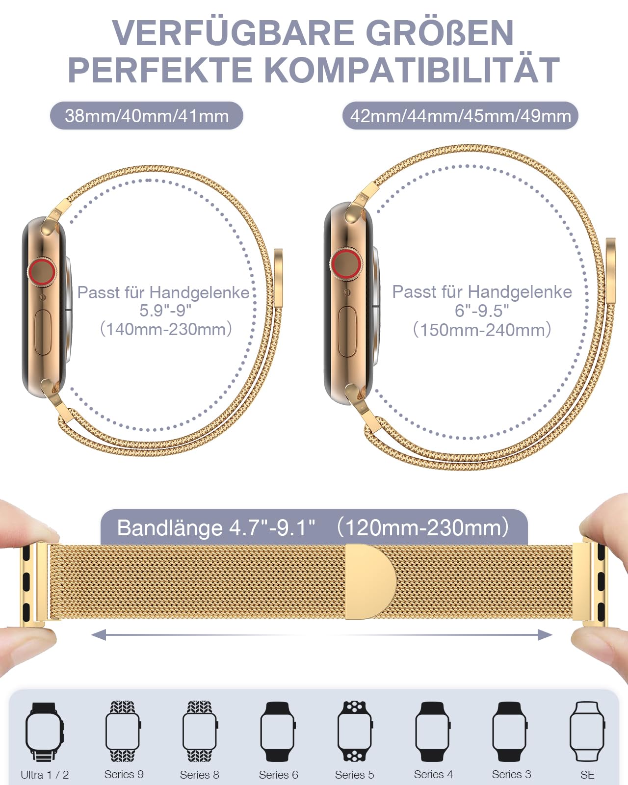 Foto 5 pulgar | Correa Brg para Apple Watch de 49 mm-Venta Internacional