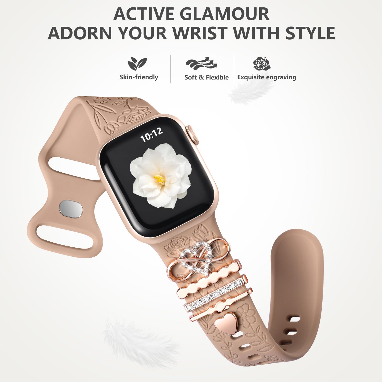 Foto 5 | Correa Daqin Grabada con Dijes para Apple 40 Mm - Venta Internacional