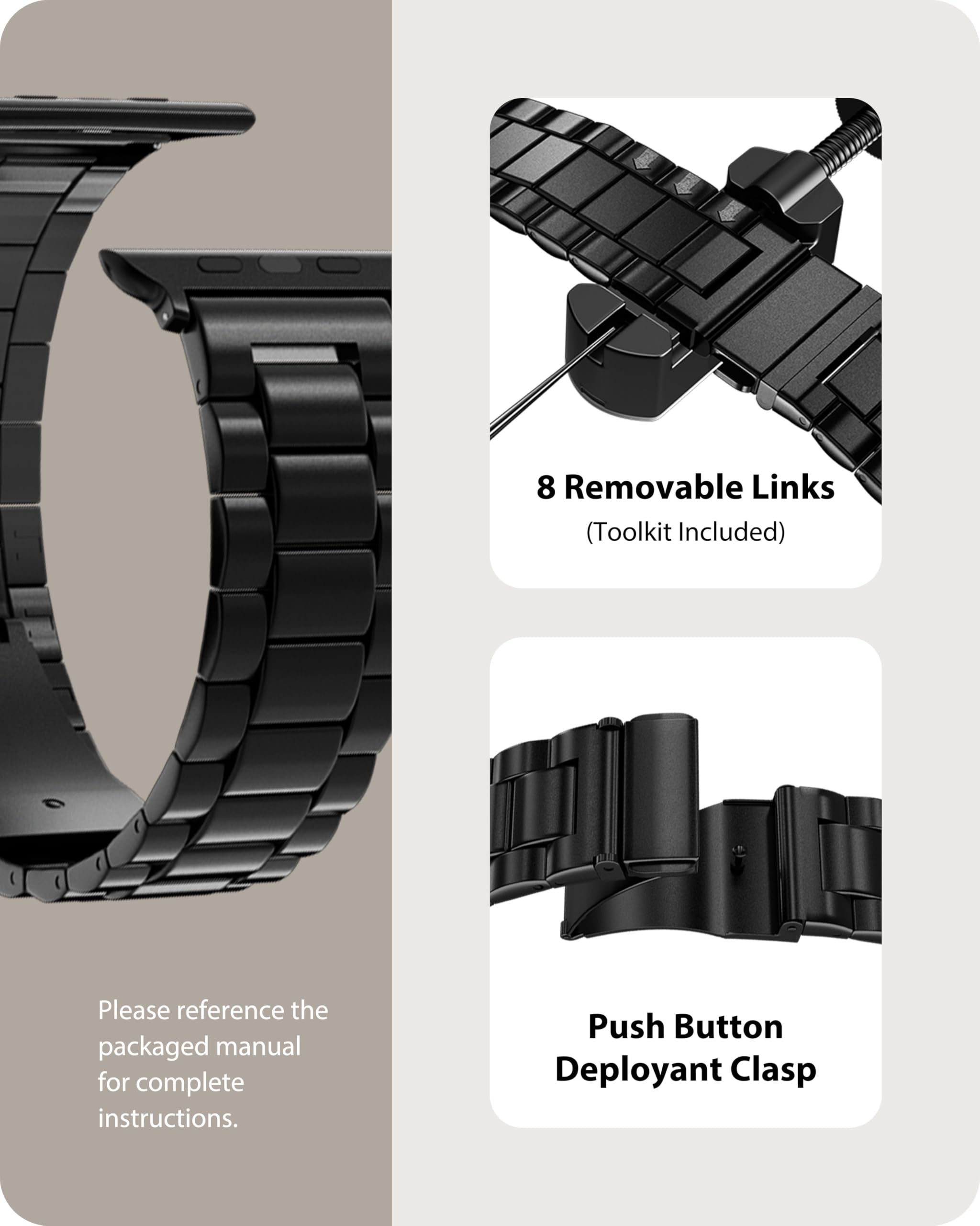 Foto 5 pulgar | Correa Fullmosa para Apple Watch de 46 mm-Venta Internacional