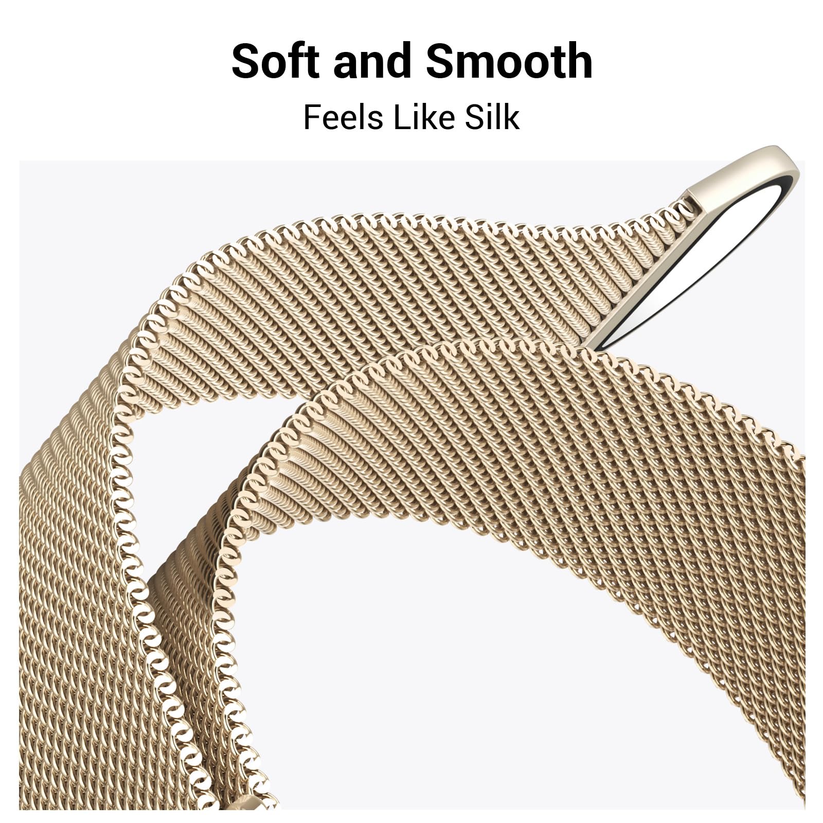 Foto 3 pulgar | Correa Wanliss Metal Milanese Loop para Apple Watch - Venta Internacional