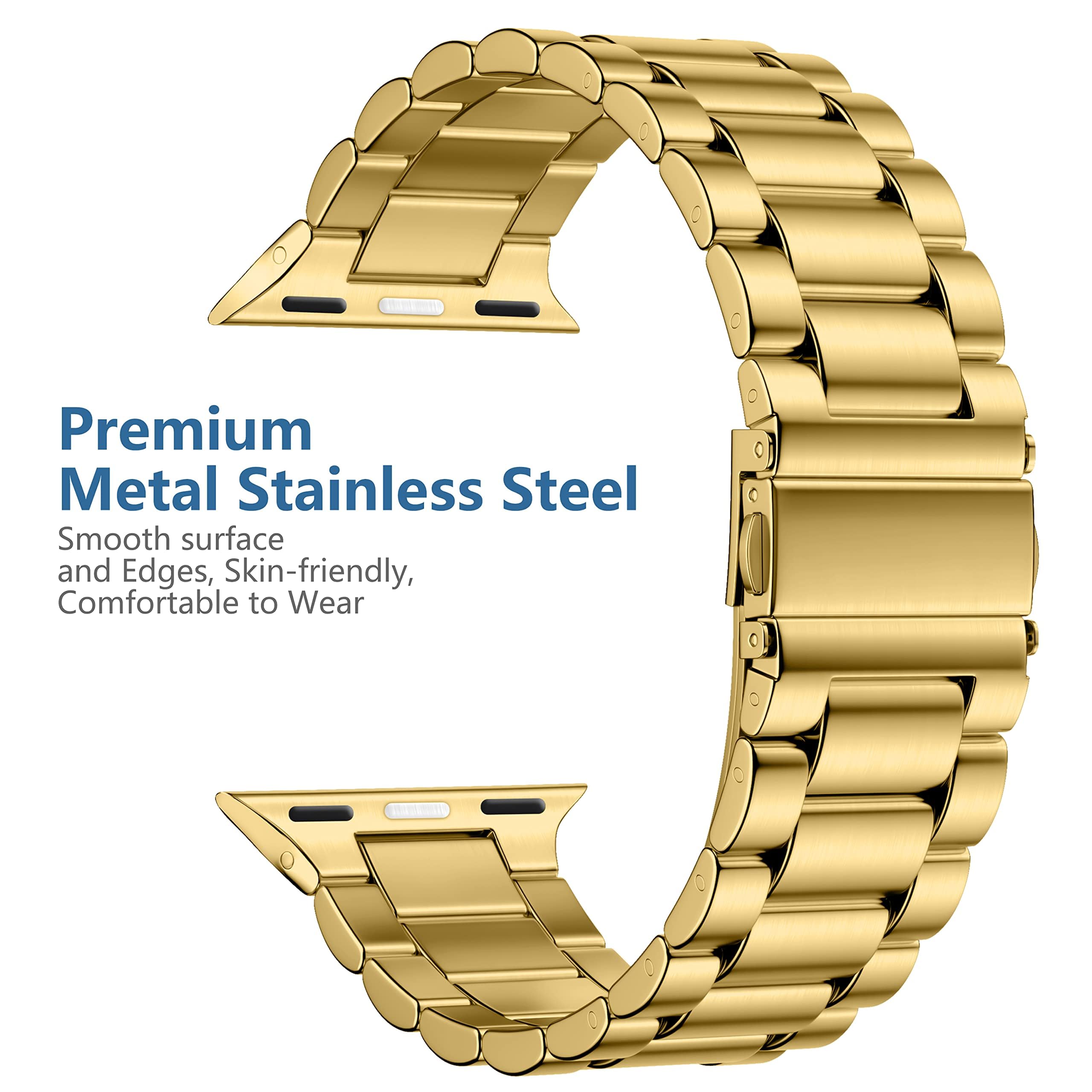 Foto 7 | Correa De Reloj Lerobo De Metal Para Apple Watch Series 9 De 45 Mm - Venta Internacional.