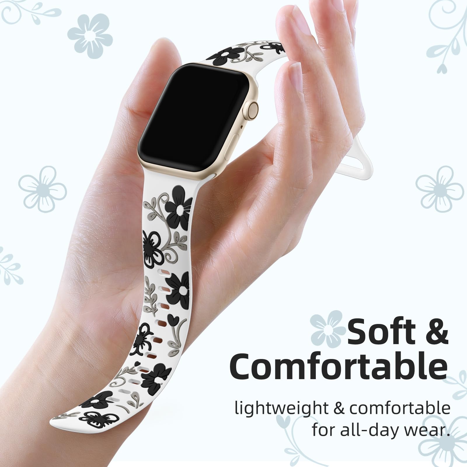 Foto 2 | Correa Witzon Blanca para Apple 41/40/38 mm - Venta Internacional
