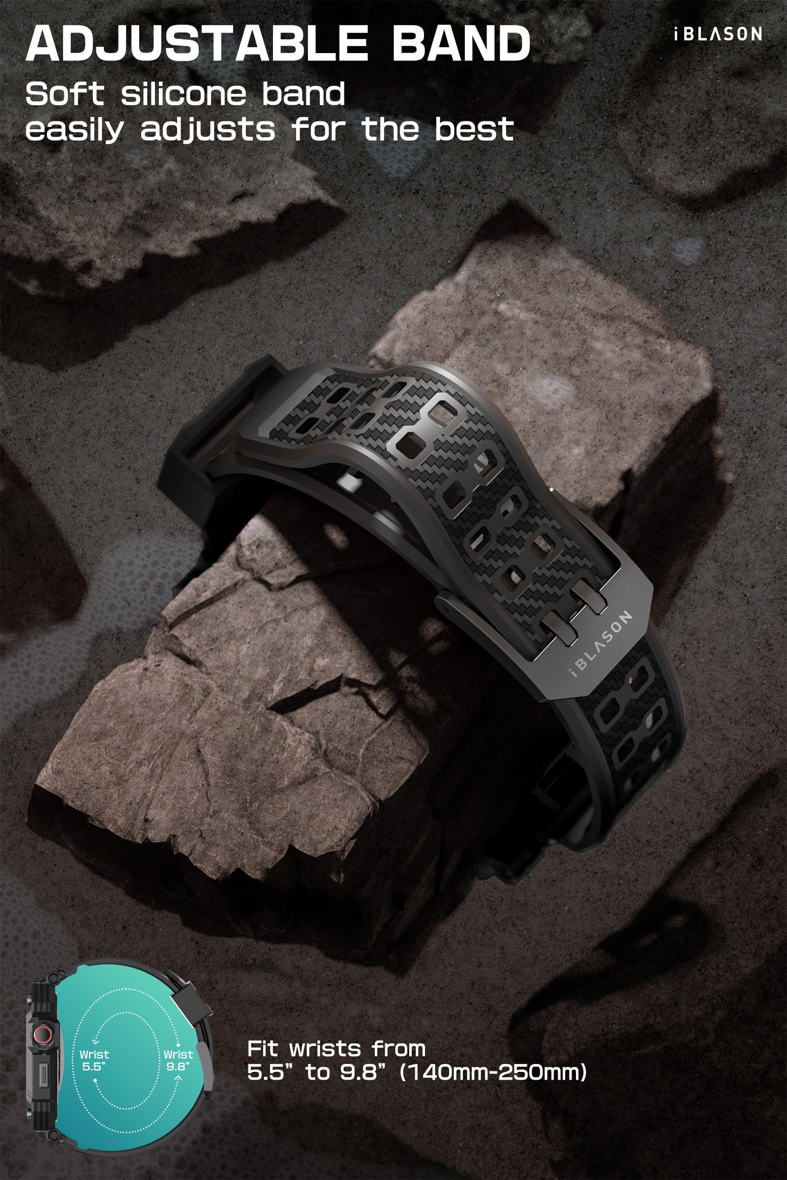 Foto 8 pulgar | Funda Con Correa Para Apple Watch Series 10 I-blason De 46 Mm - Venta Internacional.