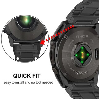 Foto 3 | Correa Trumirr para Garmin Fenix 51 mm-Venta Internacional