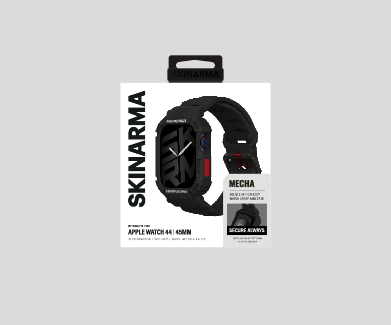 Foto 6 pulgar | Correa con Funda para Apple Watch Ultra 45 mm Skinarma