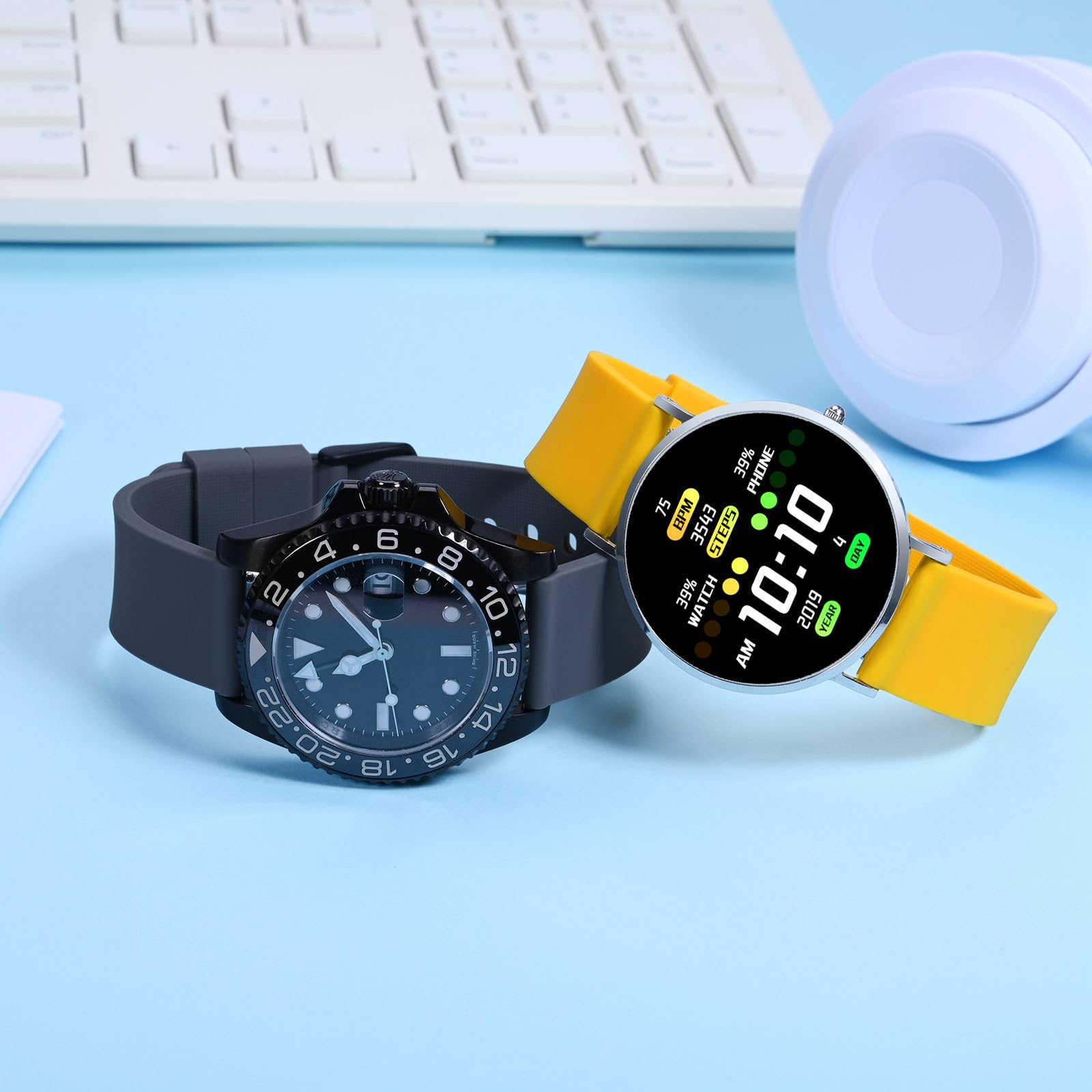 Foto 6 pulgar | Correa de Reloj Wocci de Silicona de 16 mm - Venta Internacional