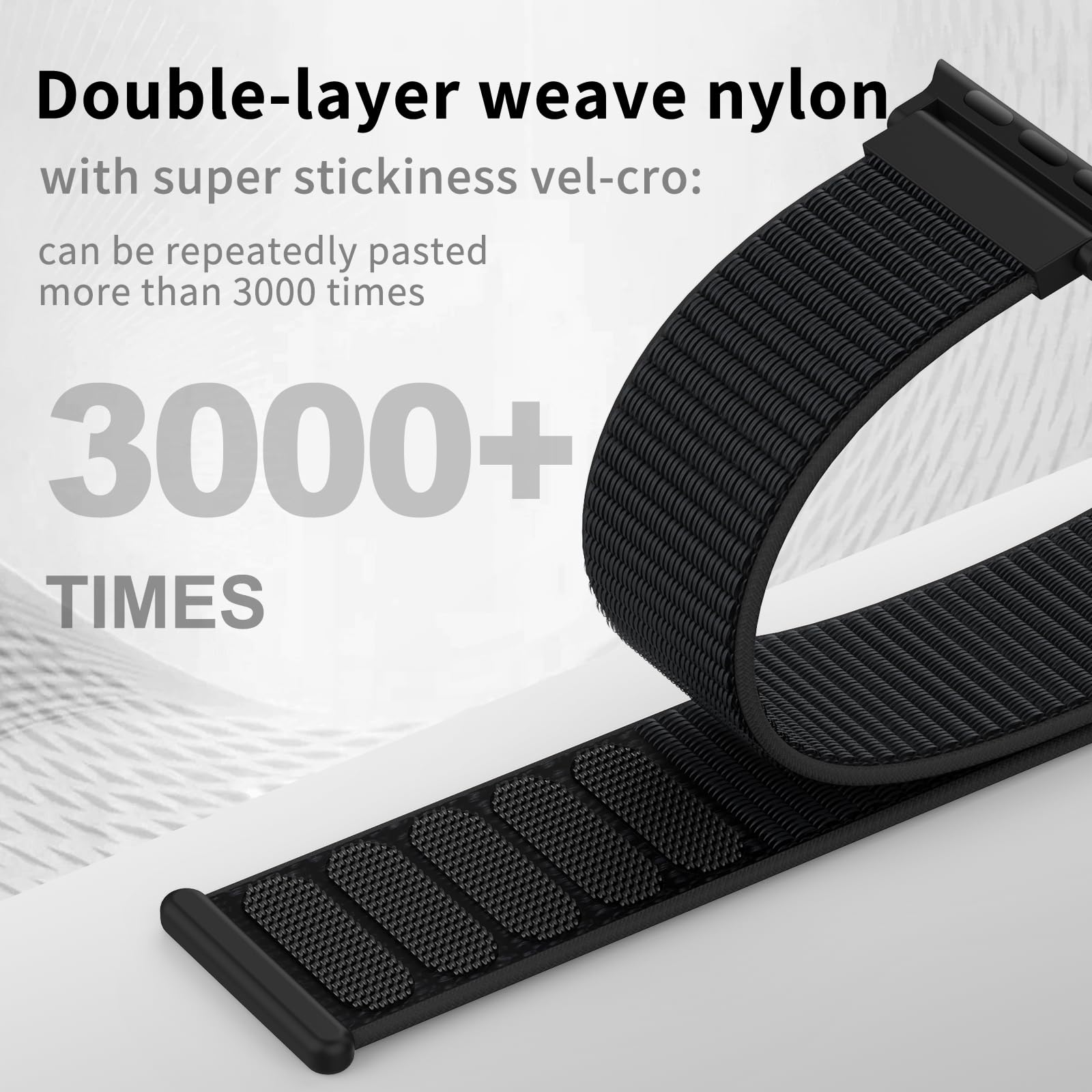 Foto 4 pulgar | Bandas Deportivas De Nailon Para Apple Watch Amsky 6, Paquete De 40 A 49 Mm - Venta Internacional.