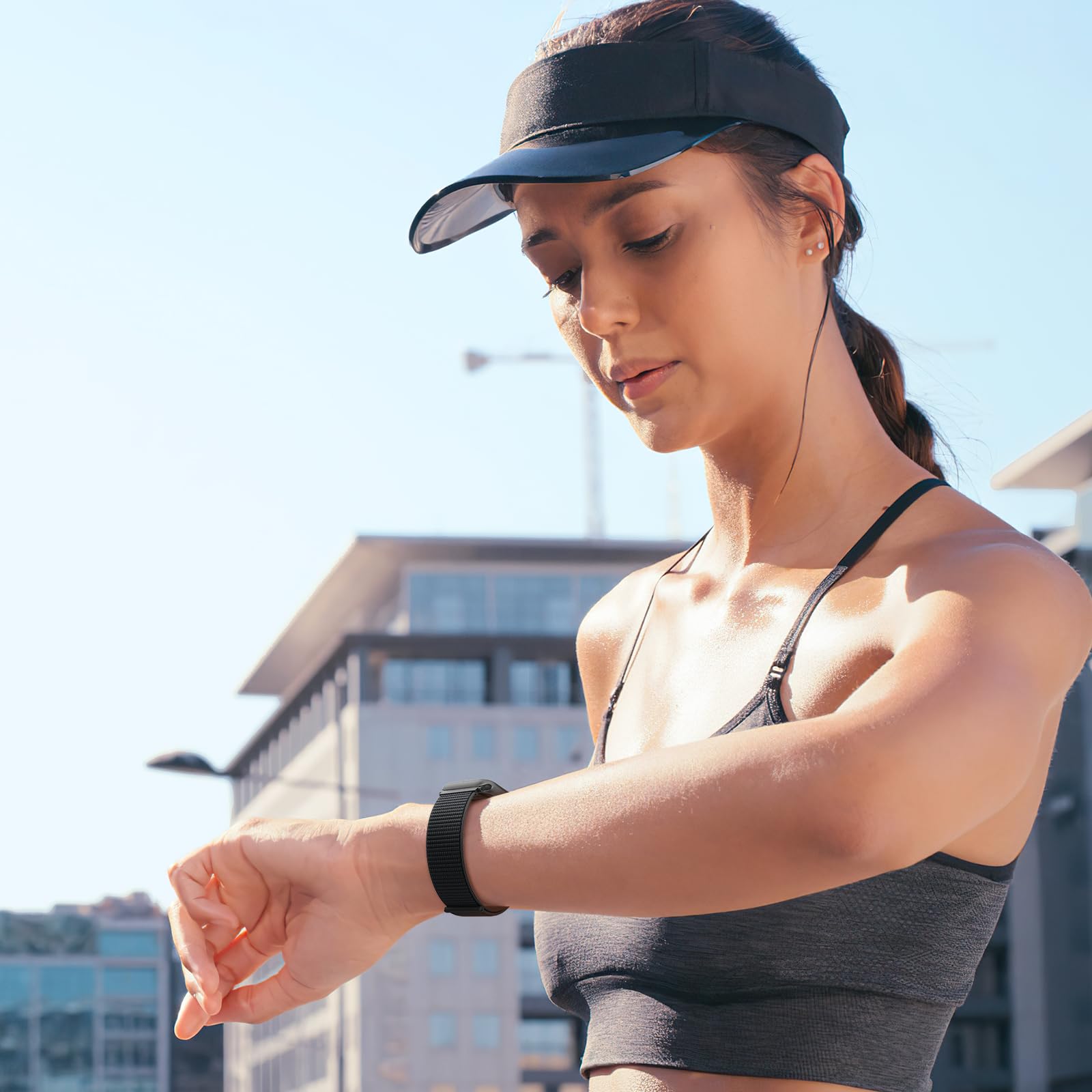 Foto 7 pulgar | Bandas Deportivas De Nailon Para Apple Watch Amsky 6, Paquete De 40 A 49 Mm - Venta Internacional.