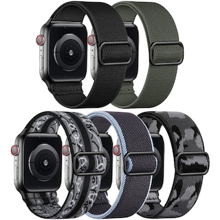 Foto 1 | Correas Elásticas Adorve para Apple Watch 5 Piezas