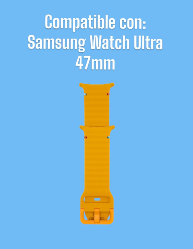 Foto 7 pulgar | Correa de Silicon Teknet para Samsung Galaxy Watch Ultra 47mm