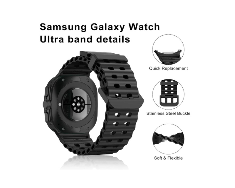 Foto 4 pulgar | Correa de Silicon Sport Teknet para Samsung Galaxy Watch Ultra 47mm
