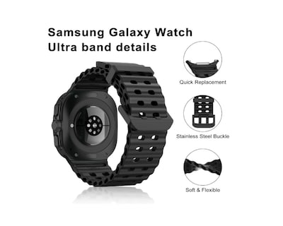 Foto 3 | Correa de Silicon Sport Teknet para Samsung Galaxy Watch Ultra 47mm
