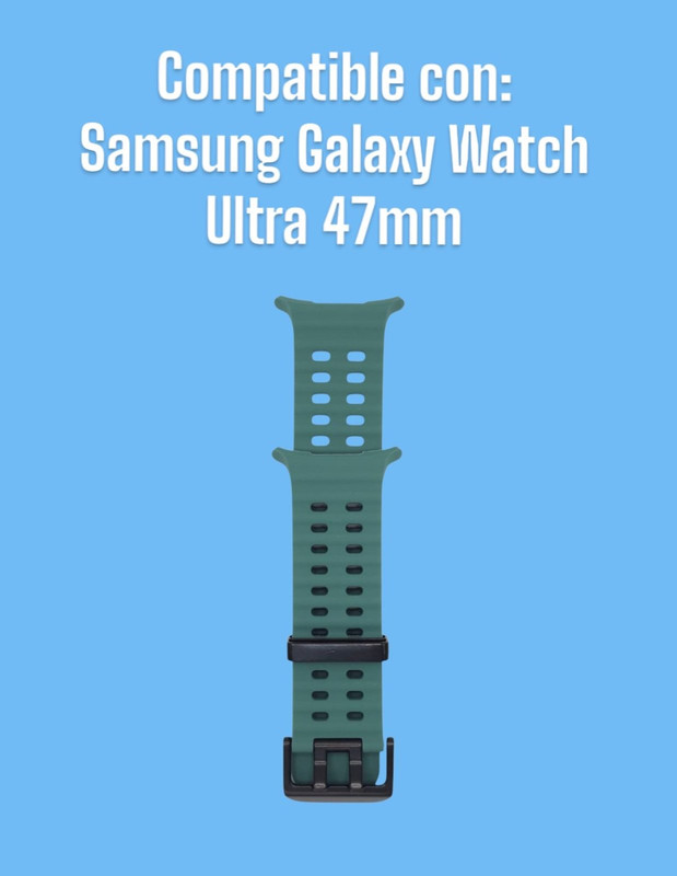 Foto 7 pulgar | Correa de Silicon Sport Teknet para Samsung Galaxy Watch Ultra 47mm