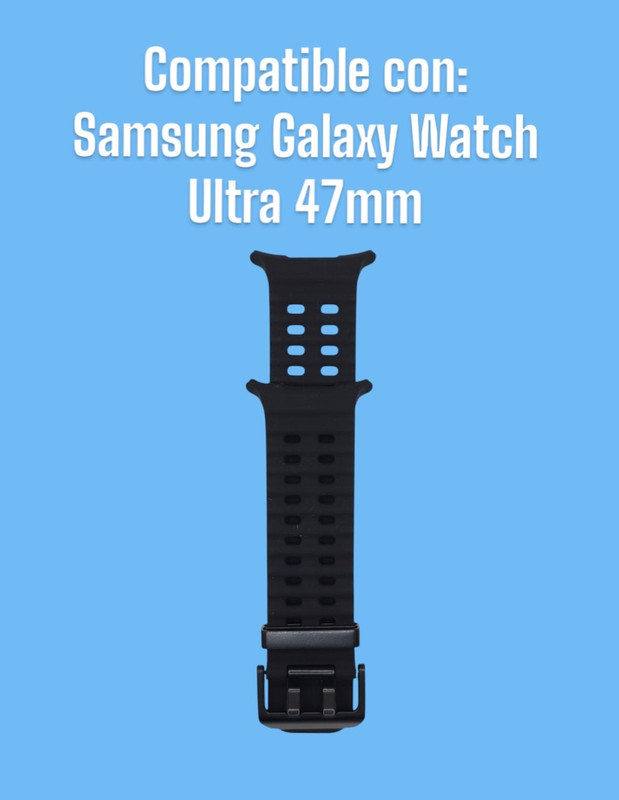 Foto 7 pulgar | Correa de Silicon Sport Teknet para Samsung Galaxy Watch Ultra 47mm