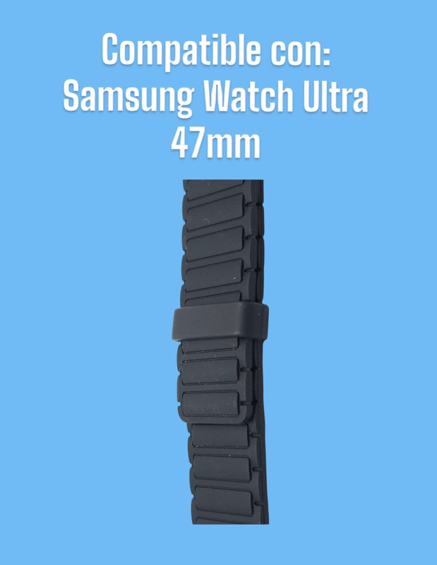 Foto 8 pulgar | Correa de Silicon Magnetic Teknet para Samsung Galaxy Watch Ultra 47mm