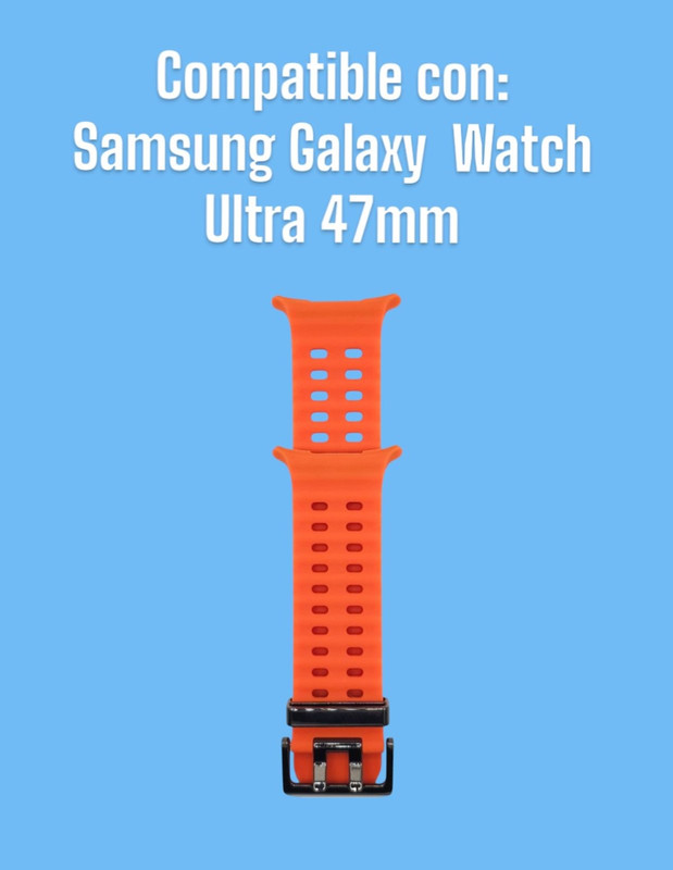 Foto 7 pulgar | Correa de Silicon Sport Teknet para Samsung Galaxy Watch Ultra 47mm