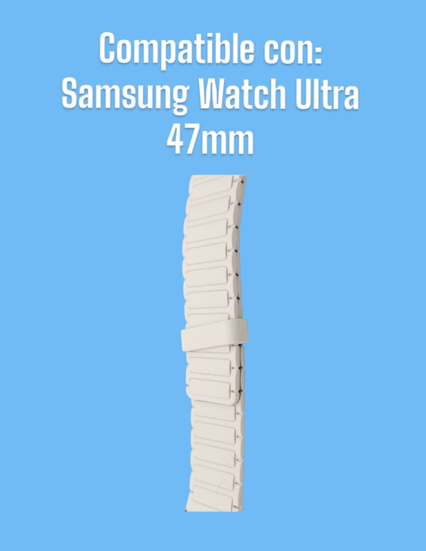 Foto 8 pulgar | Correa de Silicon Magnetic Teknet para Samsung Galaxy Watch Ultra 47mm