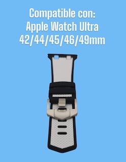 Foto 5 | Correa Teknet Blanco para Apple Watch Ultra 8 7 6 5 4 3 2 1