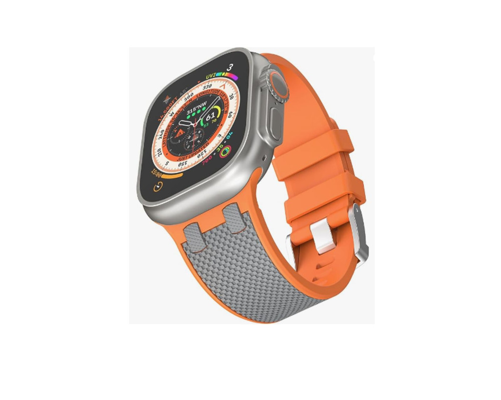 Foto 2 | Correa Teknet Gris para Apple Watch Ultra 8 7 6 5 4 3 2 1