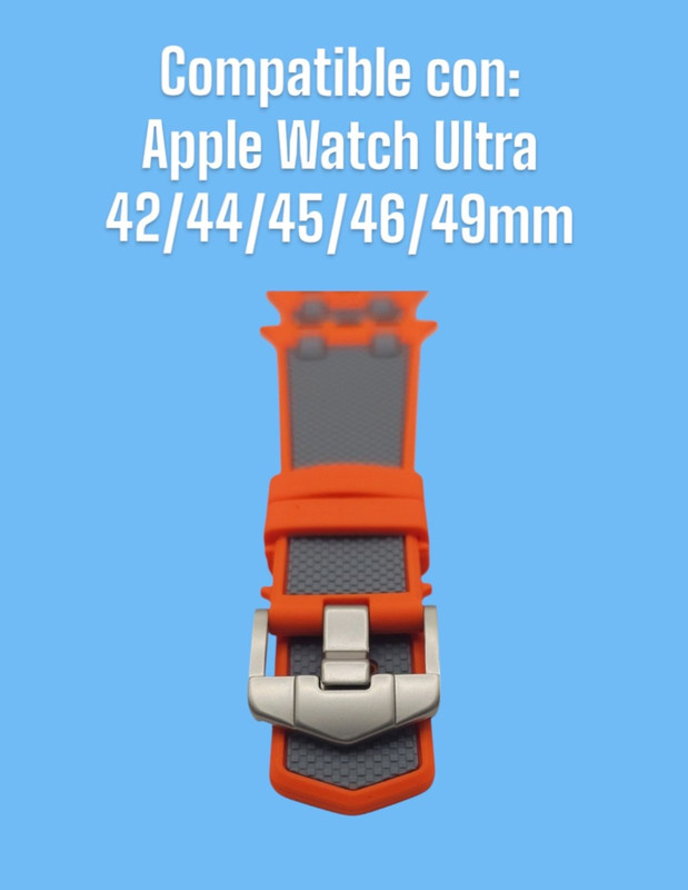 Foto 5 | Correa Teknet Gris para Apple Watch Ultra 8 7 6 5 4 3 2 1