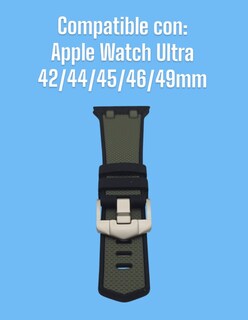 Foto 5 | Correa Teknet Verde para Apple Watch Ultra 8 7 6 5 4 3 2 1