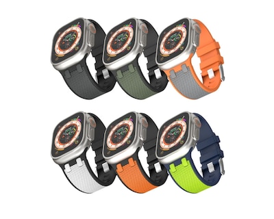Foto 3 | Correa Teknet Anaranjado para Apple Watch Ultra 8 7 6 5 4 3 2 1