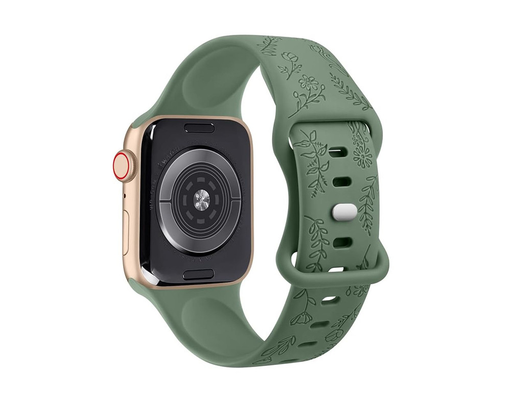 Foto 2 pulgar | Correa Teknet Verde para Apple Watch 8 7 6 5 4 3 2 1