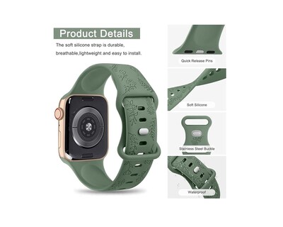 Foto 2 | Correa Teknet Verde para Apple Watch 8 7 6 5 4 3 2 1