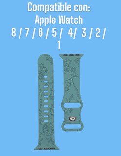 Foto 5 | Correa Teknet Verde para Apple Watch 8 7 6 5 4 3 2 1