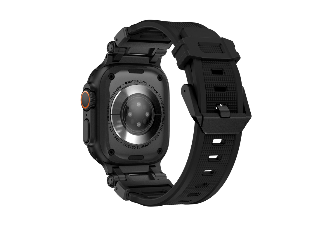 Foto 3 pulgar | Correa Teknet Negra para Apple Watch 42/44/45/46/49 mm