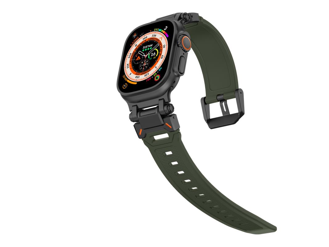 Foto 4 pulgar | Correa Teknet Verde para Apple Watch 42/44/45/46/49 mm