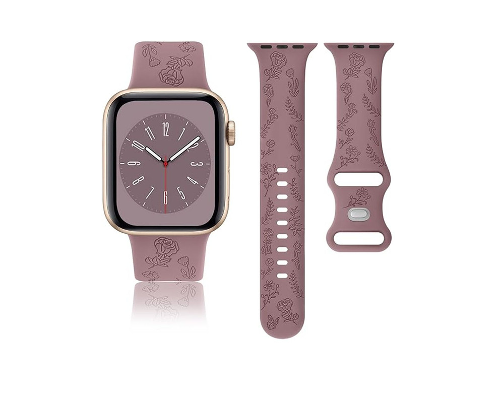 Foto 4 pulgar | Correa Teknet Púrpura para Apple Watch 8 7 6 5 4 3 2 1