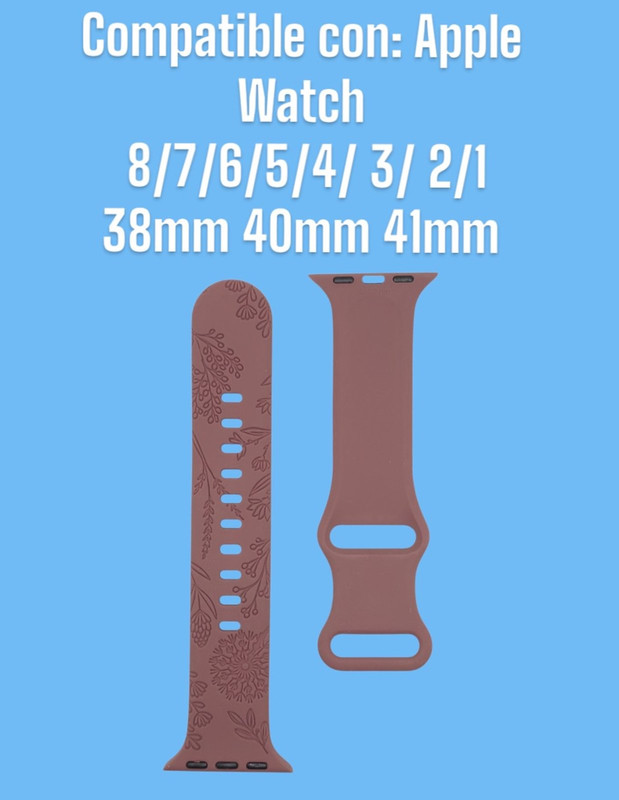 Foto 6 pulgar | Correa Teknet Púrpura para Apple Watch 8 7 6 5 4 3 2 1
