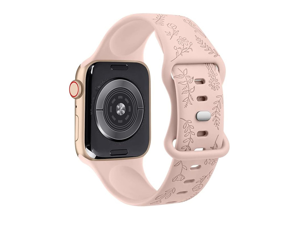 Foto 2 pulgar | Correa Teknet Rosa para Apple Watch 8 7 6 5 4 3 2 1