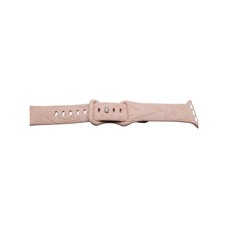 Foto 7 pulgar | Correa Teknet Rosa para Apple Watch 8 7 6 5 4 3 2 1
