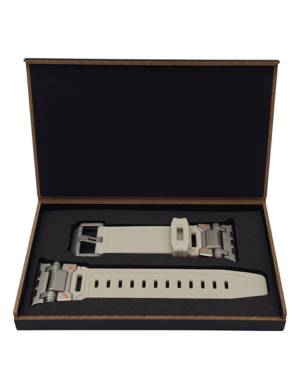 Foto 6 pulgar | Correa Teknet Blanca para Apple Watch 42/44/45/46/49 mm